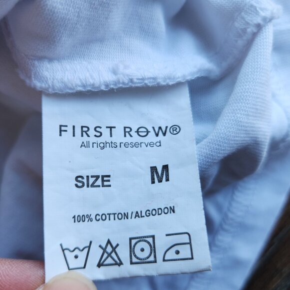 First Row Grade School Patch Graphic Tee Shirt Short Sleeve White Youth Unisex - Picture 11 of 12